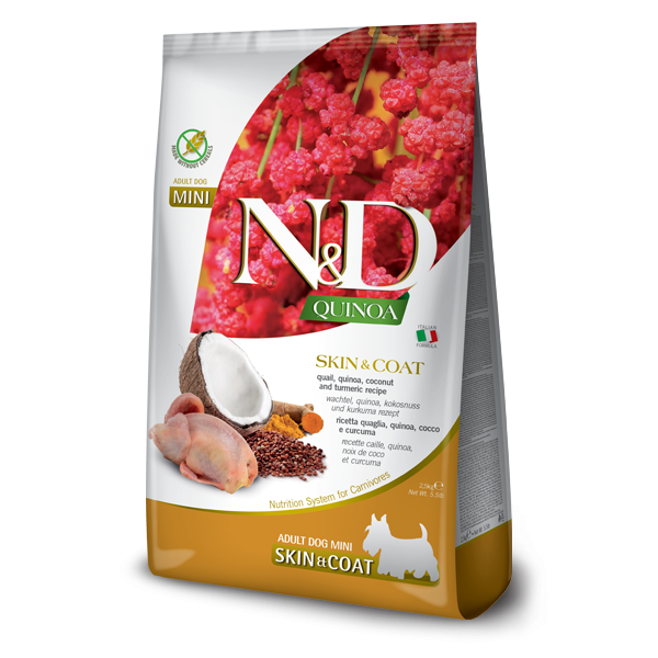 N&D QUINOA TAHILSIZ SKIN & COAT BILDIRCIN 7kg